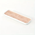 Kitchen Sink Organizer with Drain Tray, Sponge Holder, and Cutlery Drainer - Keep Your Countertop Clean and Tidy!